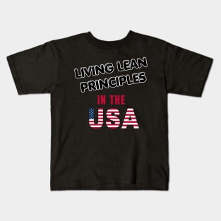 Lean Six Sigma Principles the USA Kids T-Shirt